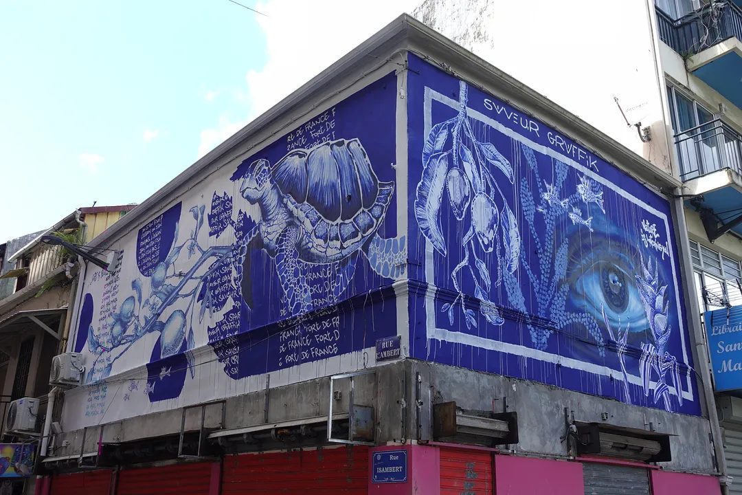 Fresque de Saveur Grafikk, ARTMADA #2, Place Fabien Véronique