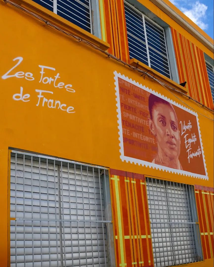 Fresque de Carole B., ARTMADA #1, 110 avenue Abbé Lavigne (ancienne école de filles)