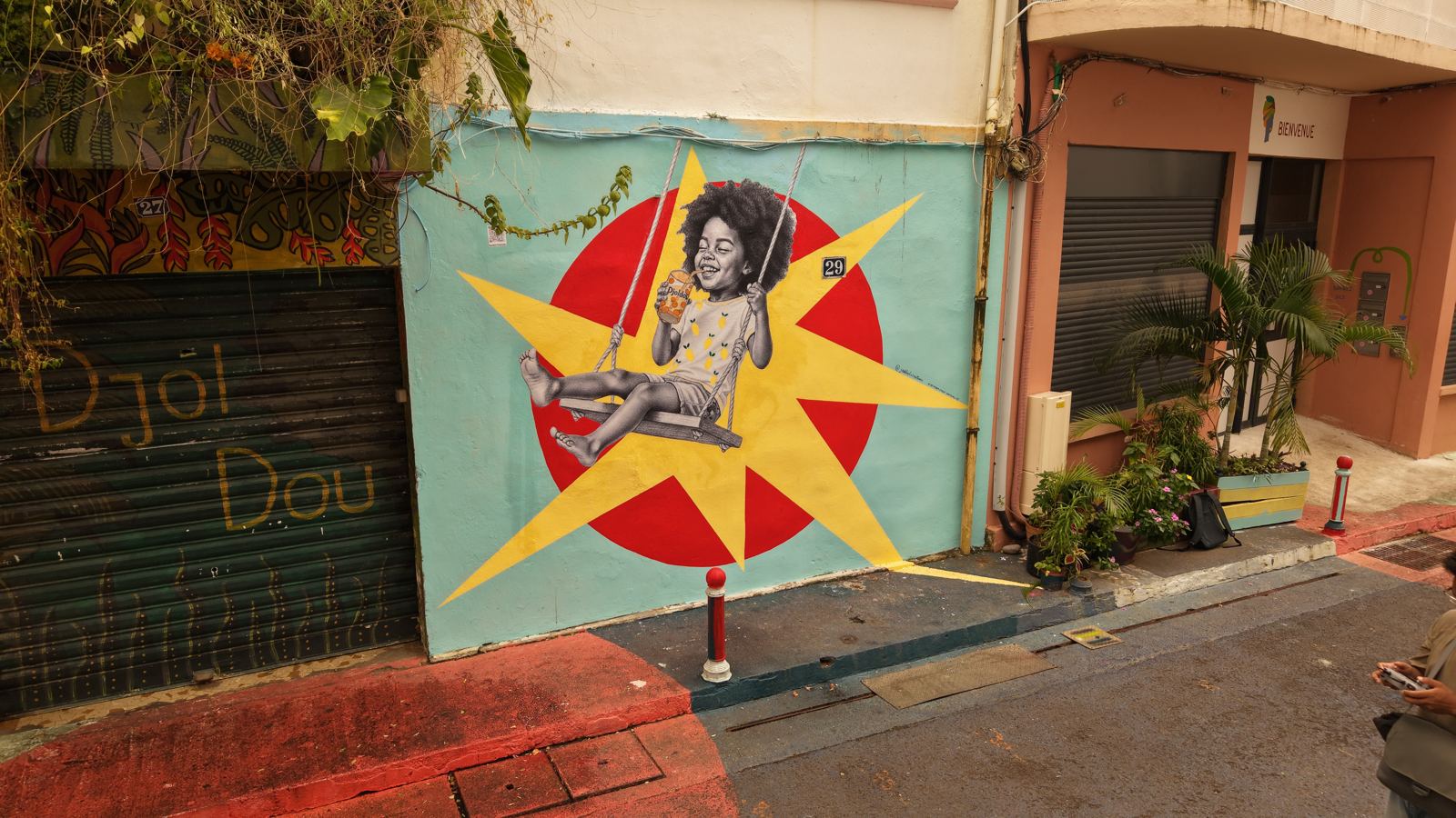 Fresque de Jaddict, ARTMADA #2, 36 rue Garnier Pagès