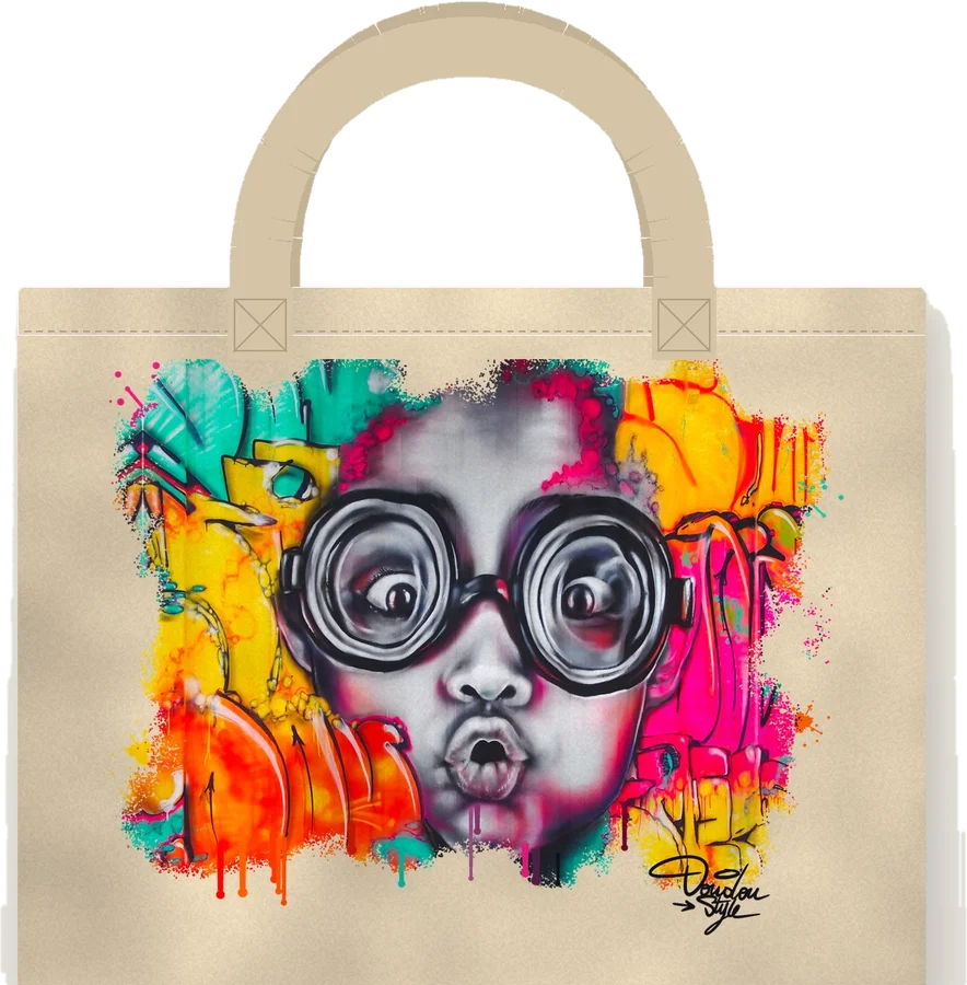 Tote bag Funky Charly — Doudou Style